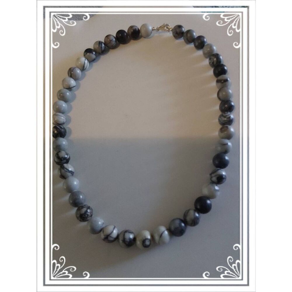 Pretty Picasso Jasper Bead Necklace - Earth Mined